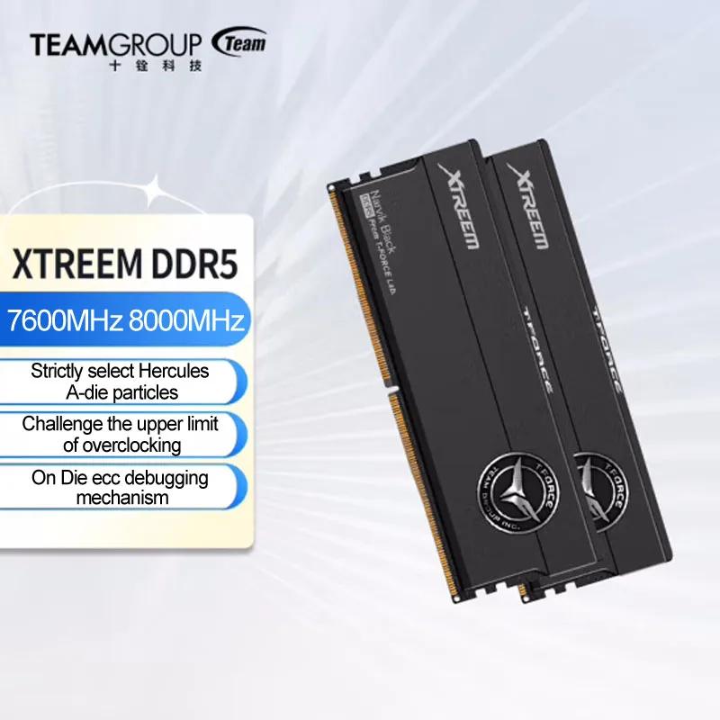 TEAMGROUP T-Force Xtreem DDR5 , 32GB (2x16GB) 7600 8000MHz A-DIE ũž ޸  , 600 700 ø Ĩ XMP 3.0